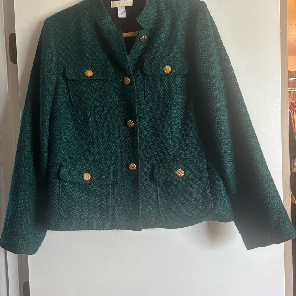 Rich teal green/blue Women's Jacket
